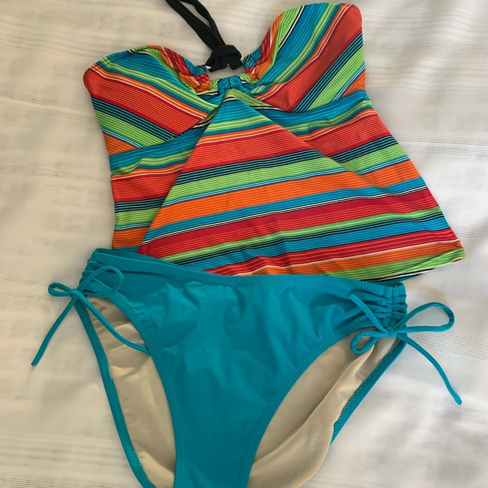 Point Zero | Vibrant Tankini Swim Set